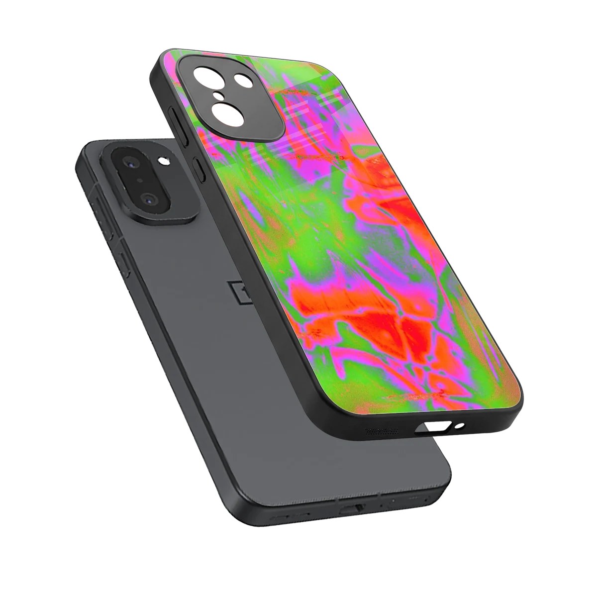 Triple Glow sleek oneplus 15r cover with tempered glass back and TPU edges