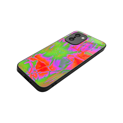 Triple Glow stylish phone case for oneplus 15r | glossy glass and slim fit