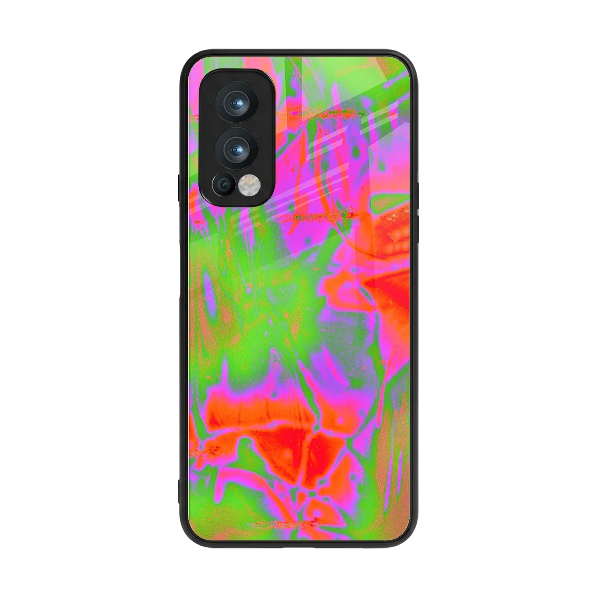 Triple Glow back phone cover | glass case for oneplus nord 2