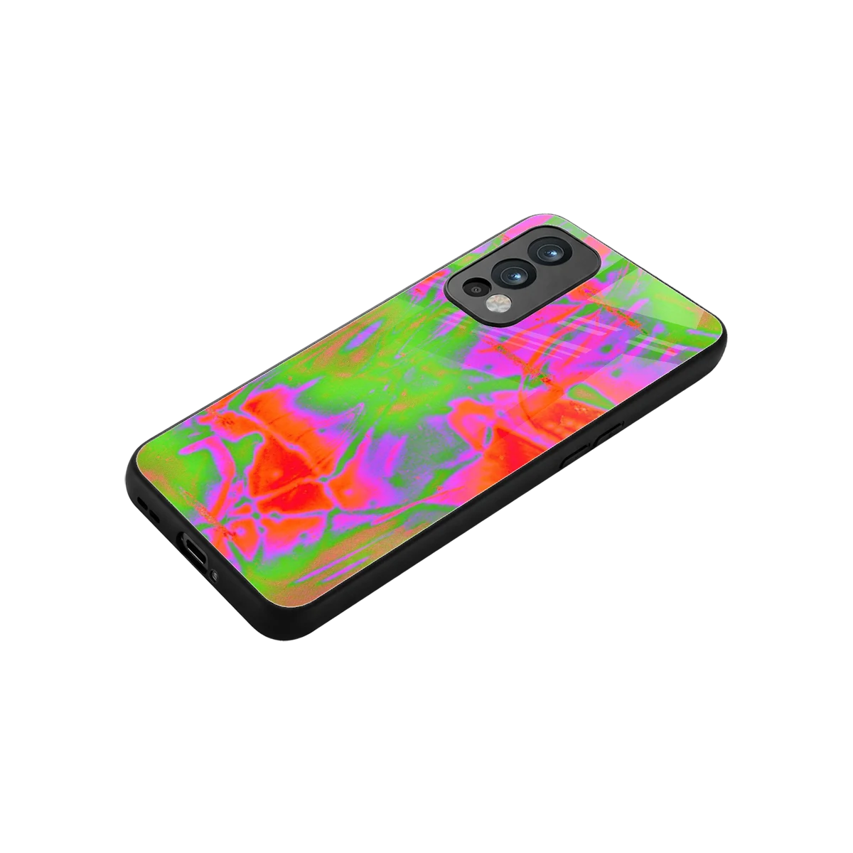 Triple Glow stylish phone case for oneplus nord 2 | glossy glass and slim fit