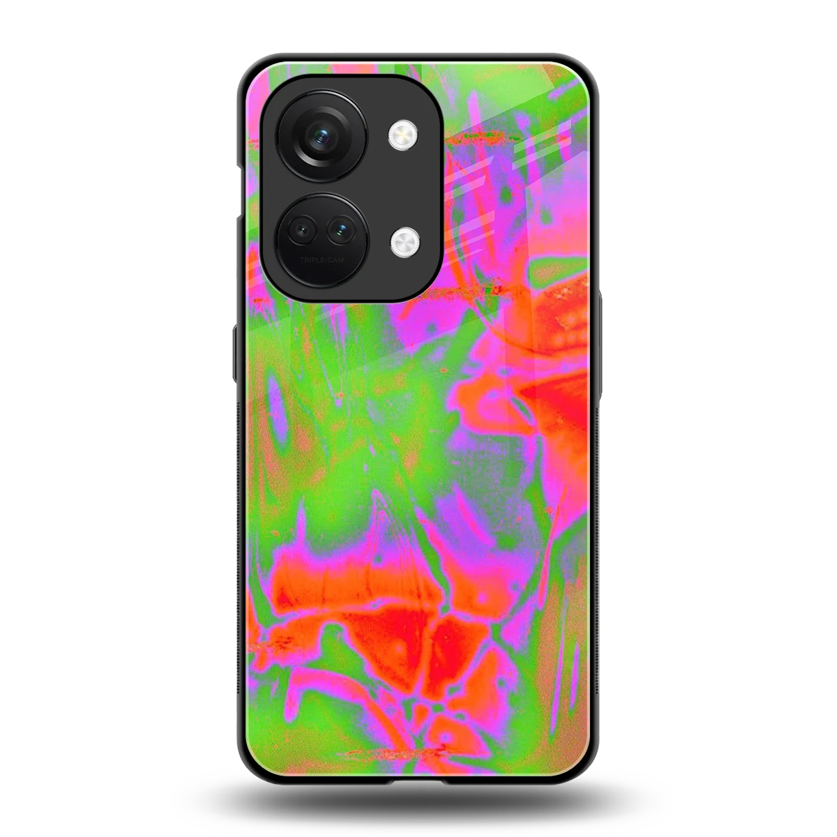 Triple Glow back phone cover | glass case for oneplus nord 3