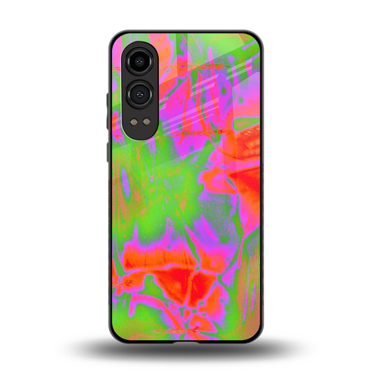 Triple Glow back phone cover | glass case for oneplus nord ce 4 lite