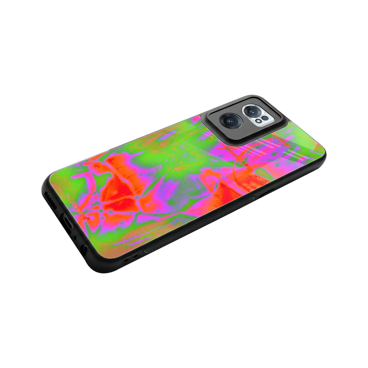 Triple Glow stylish phone case for oneplus nord ce 2 | glossy glass and slim fit