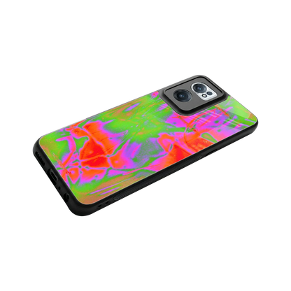 Triple Glow stylish phone case for oneplus nord ce 2 | glossy glass and slim fit