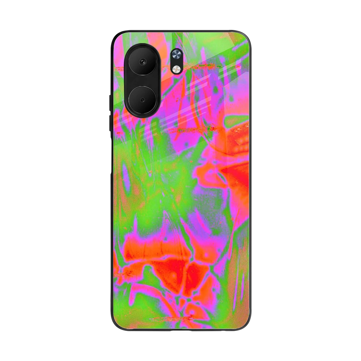 Triple Glow back phone cover | glass case for oppo a5x 5g