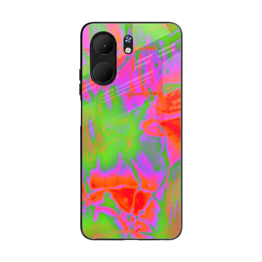 Triple Glow back phone cover | glass case for oppo a5x 5g