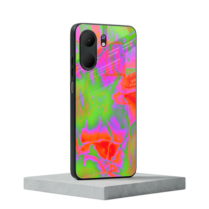 Triple Glow oppo a5x 5g mobile cover | shockproof glass phone case