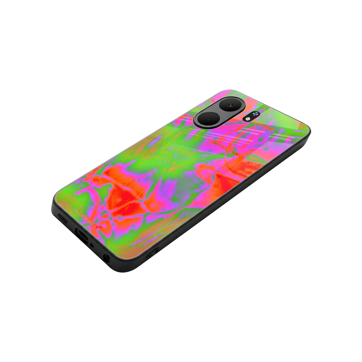 Triple Glow stylish phone case for oppo a5x 5g | glossy glass and slim fit