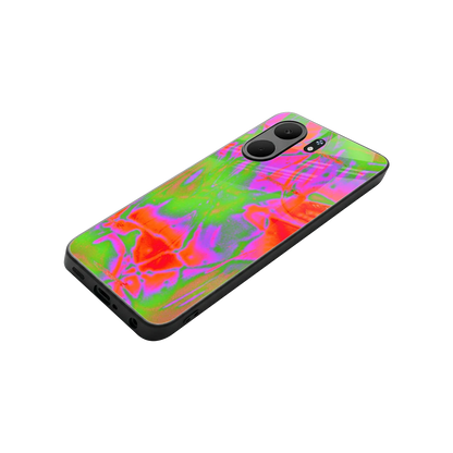 Triple Glow stylish phone case for oppo a5x 5g | glossy glass and slim fit