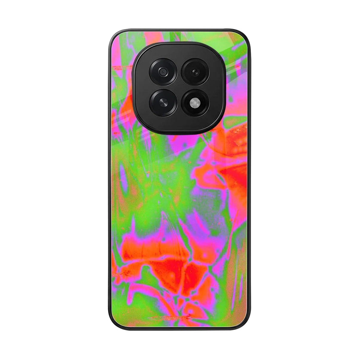 Triple Glow back phone cover | glass case for oppo f29 5g
