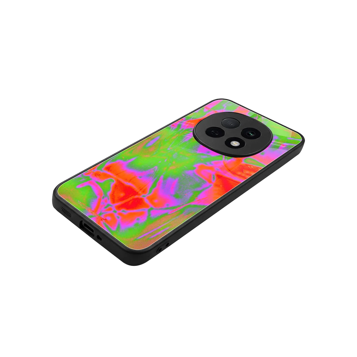 Triple Glow stylish phone case for oppo f29 pro 5g | glossy glass and slim fit