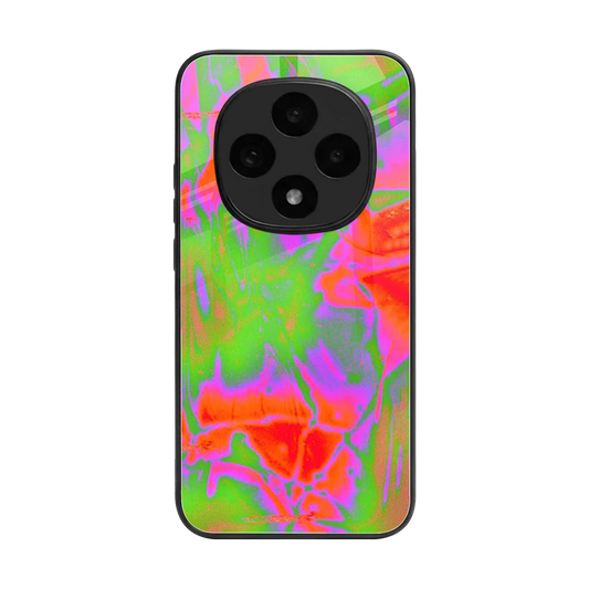 Triple Glow back phone cover | glass case for oppo f31 pro 5g