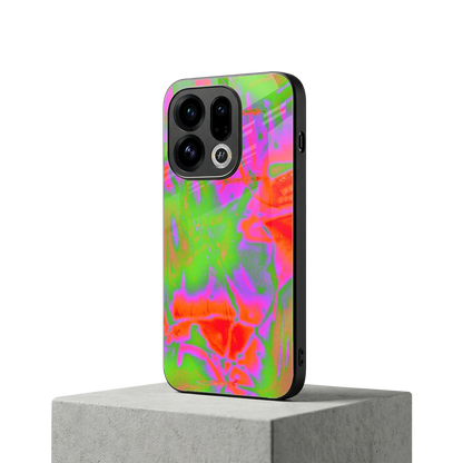 Triple Glow oppo find x9 mobile cover | shockproof glass phone case