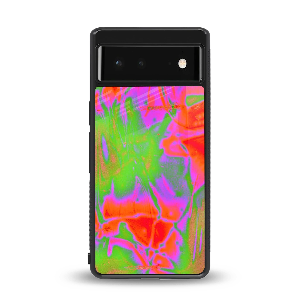 Triple Glow back phone cover | glass case for google pixel 6a