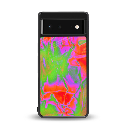 Triple Glow back phone cover | glass case for google pixel 6a