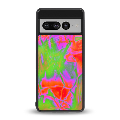 Triple Glow back phone cover | glass case for google pixel 7 pro