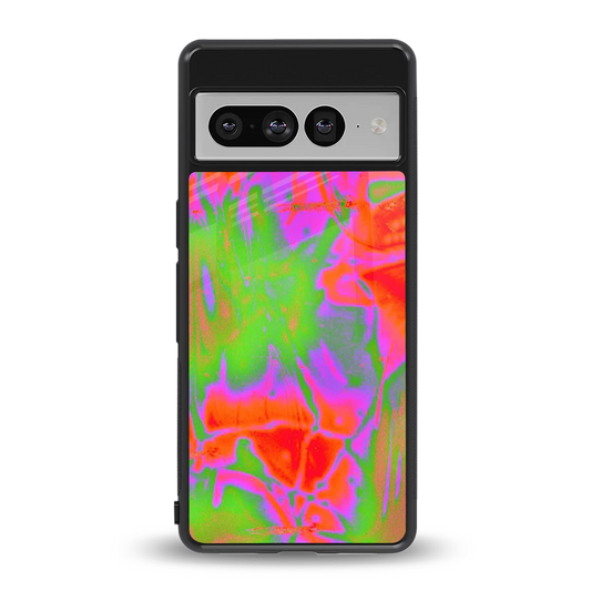 Triple Glow back phone cover | glass case for google pixel 7 pro