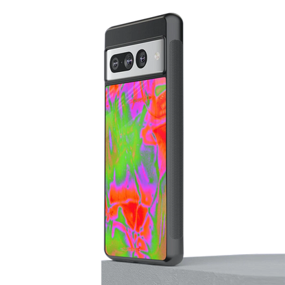 Triple Glow stylish phone case for google pixel 7 pro | glossy glass and slim fit