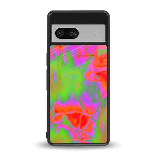 Triple Glow back phone cover | glass case for google pixel 7