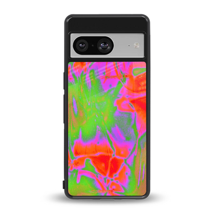 Triple Glow back phone cover | glass case for google pixel 8