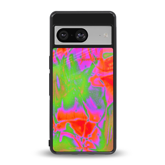 Triple Glow back phone cover | glass case for google pixel 8