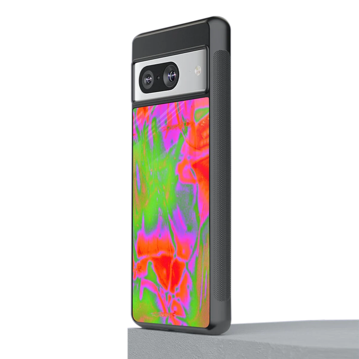 Triple Glow stylish phone case for google pixel 8 | glossy glass and slim fit