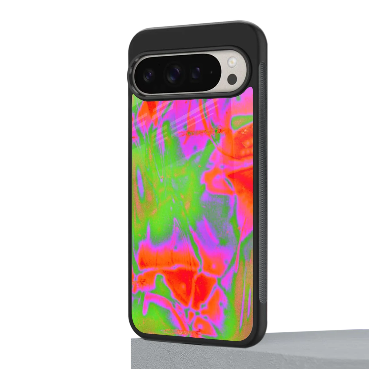 Triple Glow google pixel 9 pro mobile cover | shockproof glass phone case