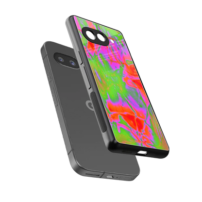 Triple Glow sleek google pixel 10a cover with tempered glass back and TPU edges