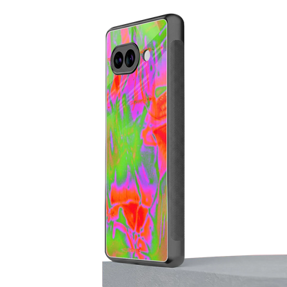 Triple Glow google pixel 10a mobile cover | shockproof glass phone case