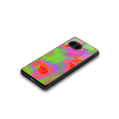 Triple Glow stylish phone case for google pixel 10a | glossy glass and slim fit