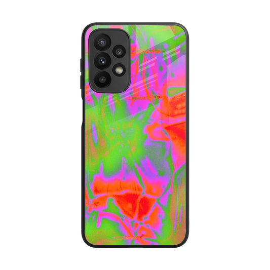 Triple Glow back phone cover | glass case for samsung galaxy a23