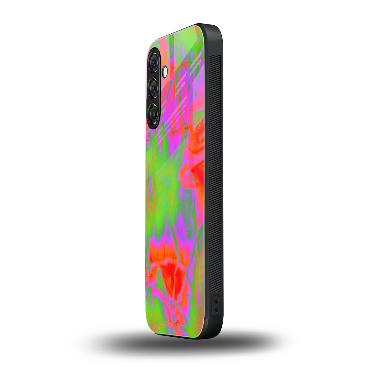 Triple Glow samsung galaxy a17 5g mobile cover | shockproof glass phone case