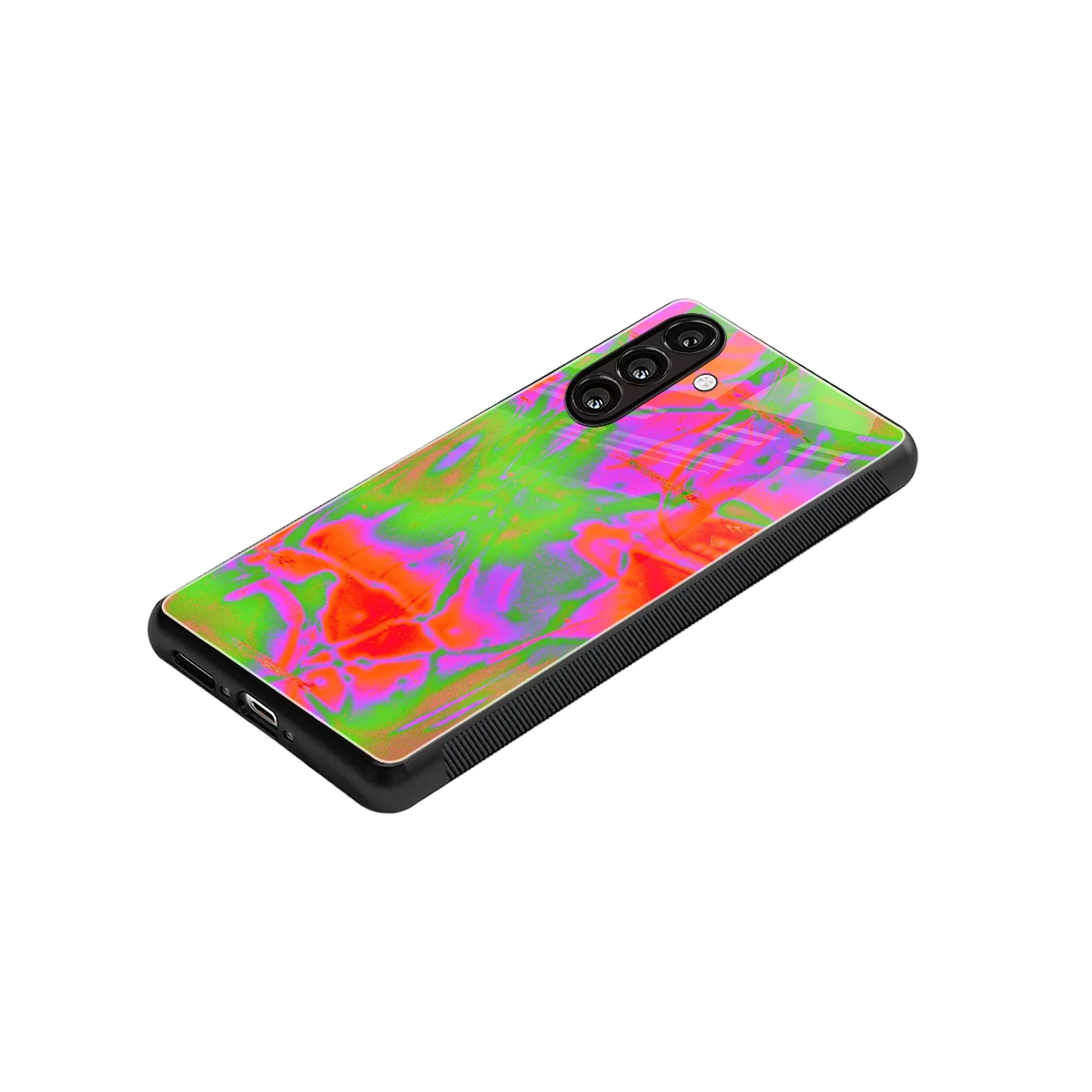 Triple Glow stylish phone case for samsung galaxy a17 5g | glossy glass and slim fit