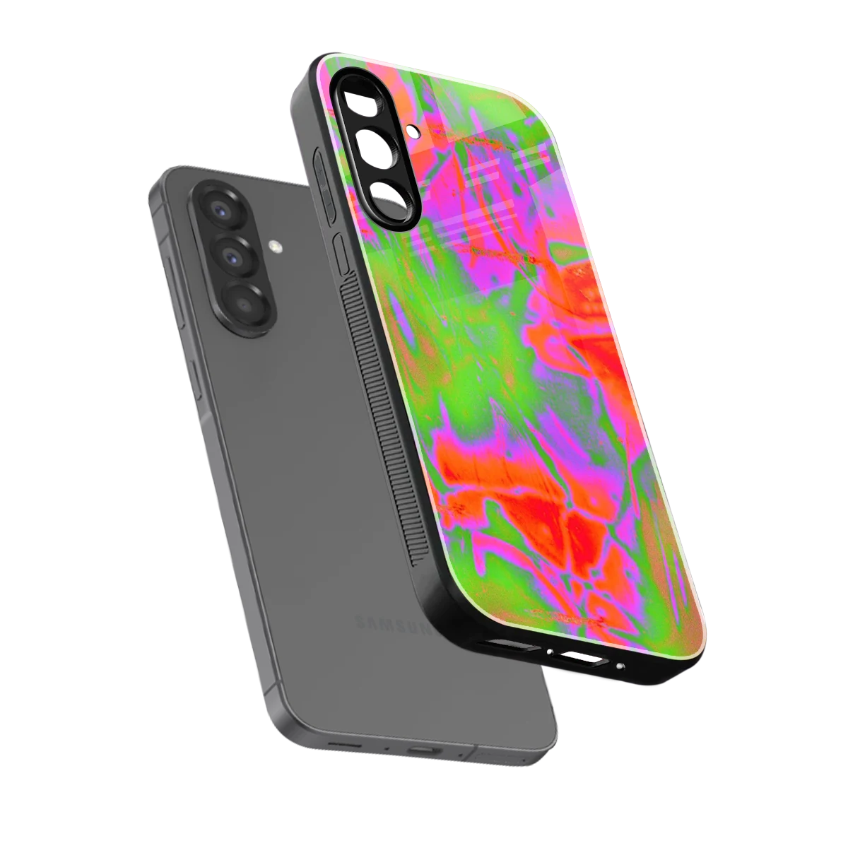 Triple Glow sleek samsung galaxy a36 5g cover with tempered glass back and TPU edges