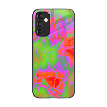 Triple Glow back phone cover | glass case for samsung galaxy m14 5g