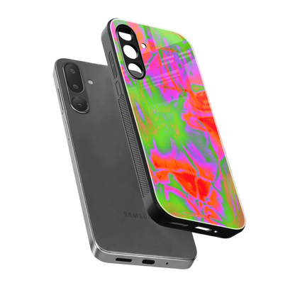 Triple Glow sleek samsung galaxy m56 5g cover with tempered glass back and TPU edges