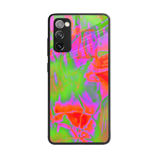 Triple Glow back phone cover | glass case for samsung galaxy s20 fe