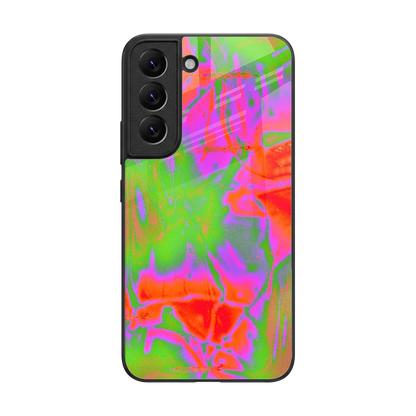 Triple Glow back phone cover | glass case for samsung galaxy s22