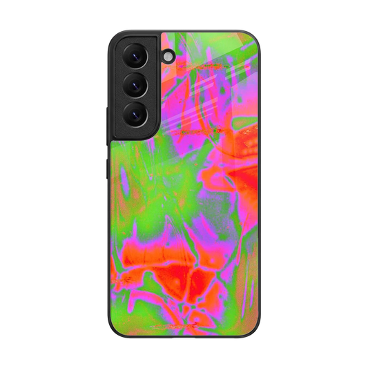 Triple Glow back phone cover | glass case for samsung galaxy s22