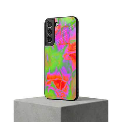 Triple Glow samsung galaxy s22 mobile cover | shockproof glass phone case