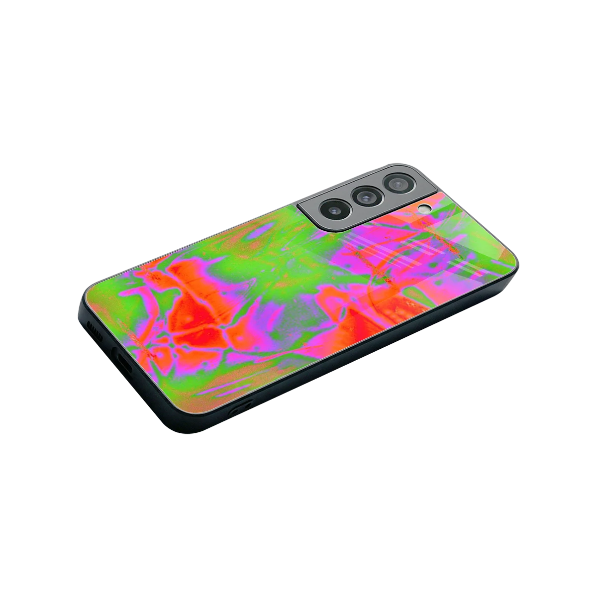Triple Glow stylish phone case for samsung galaxy s22 | glossy glass and slim fit