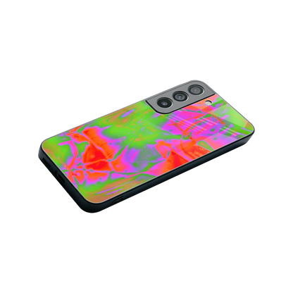 Triple Glow stylish phone case for samsung galaxy s22 | glossy glass and slim fit