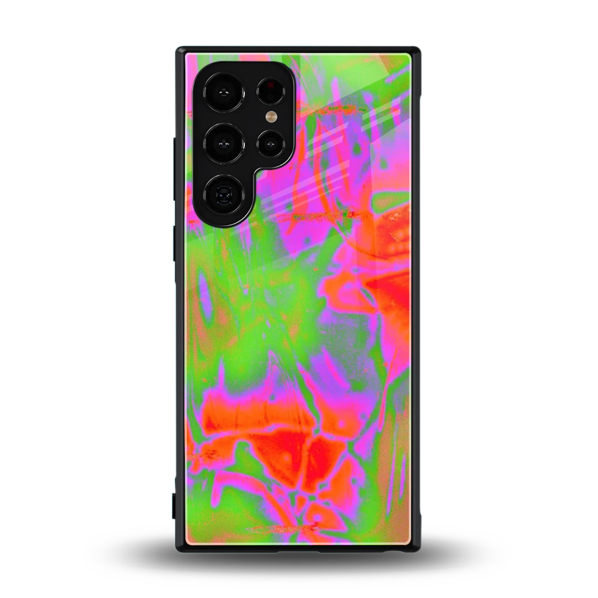 Triple Glow back phone cover | glass case for samsung galaxy s24 ultra