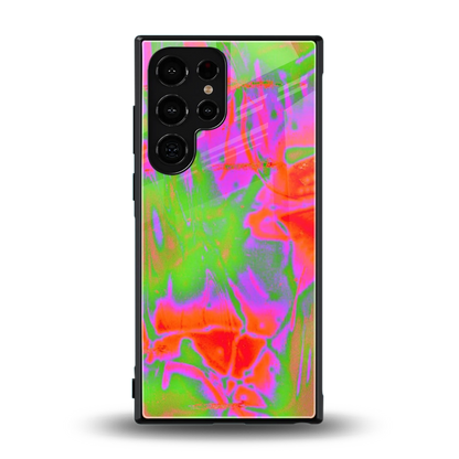 Triple Glow back phone cover | glass case for samsung galaxy s24 ultra