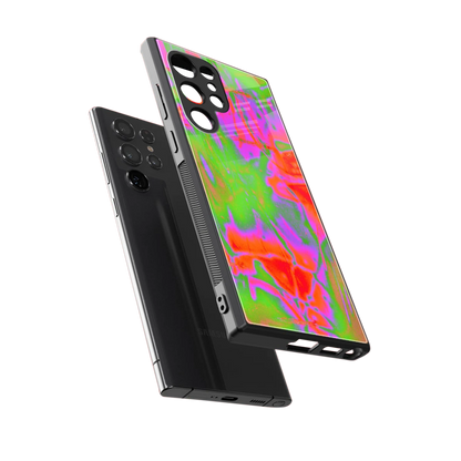 Triple Glow sleek samsung galaxy s23 ultra cover with tempered glass back and TPU edges