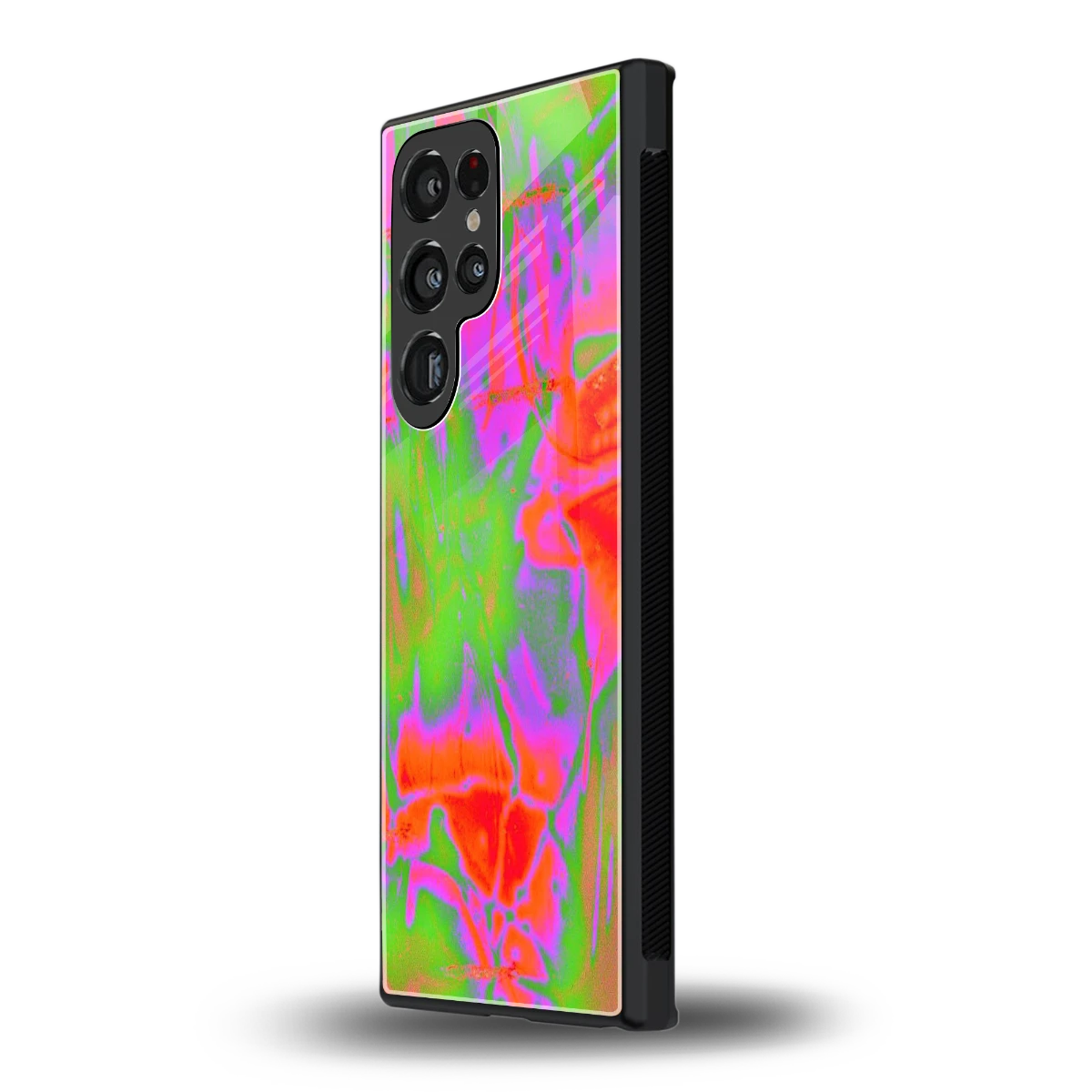 Triple Glow samsung galaxy s23 ultra mobile cover | shockproof glass phone case