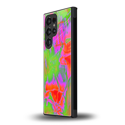 Triple Glow samsung galaxy s23 ultra mobile cover | shockproof glass phone case