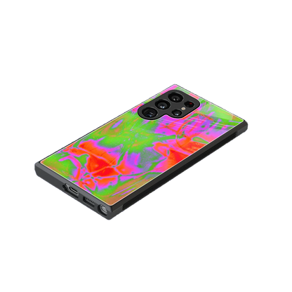Triple Glow stylish phone case for samsung galaxy s24 ultra | glossy glass and slim fit