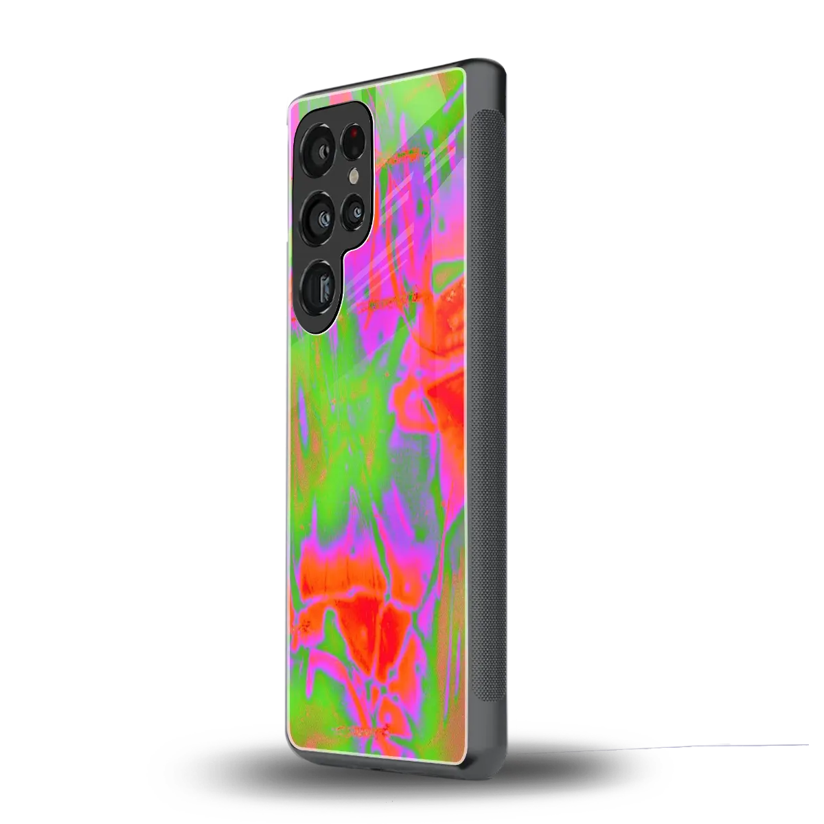 Triple Glow samsung galaxy s25 ultra mobile cover | shockproof glass phone case