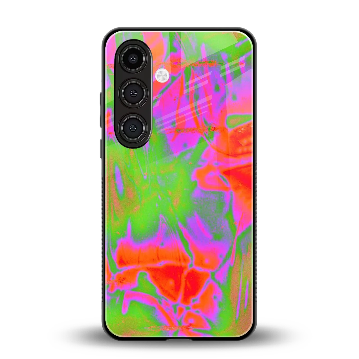 Triple Glow back phone cover | glass case for samsung galaxy s24 plus